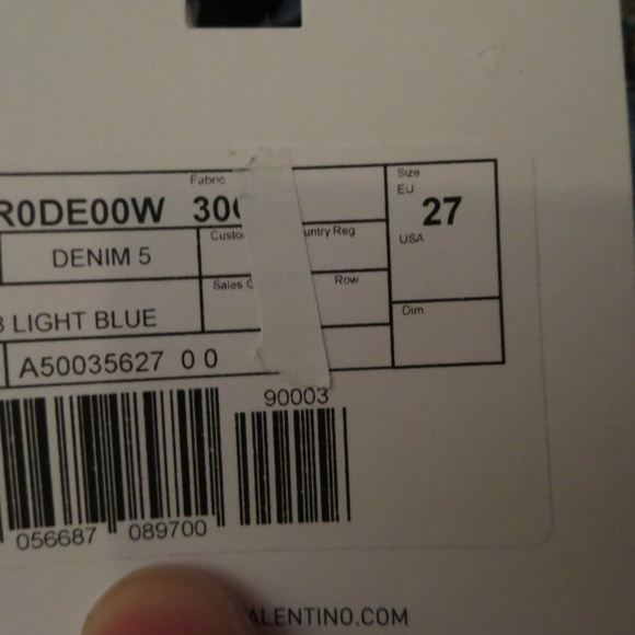 Red Valentino cropped scalloped hem jeans - Picture 4 of 6